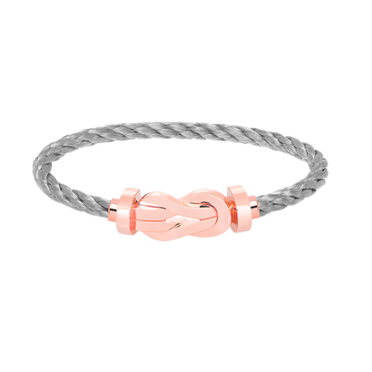 [Love More]CHANCE LARGE 8 FIGURE BUCKLE NO DIAMOND BRACELET ROSE GOLD