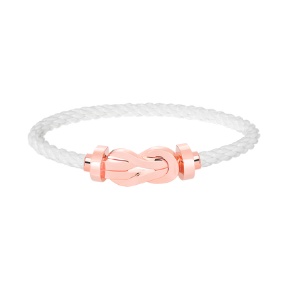 [Love More]CHANCE LARGE 8 FIGURE BUCKLE NO DIAMOND BRACELET ROSE GOLD