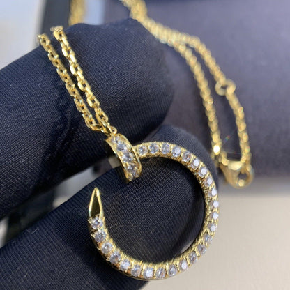 [Love More]JUSTE NECKLACE GOLD DIAMONDS