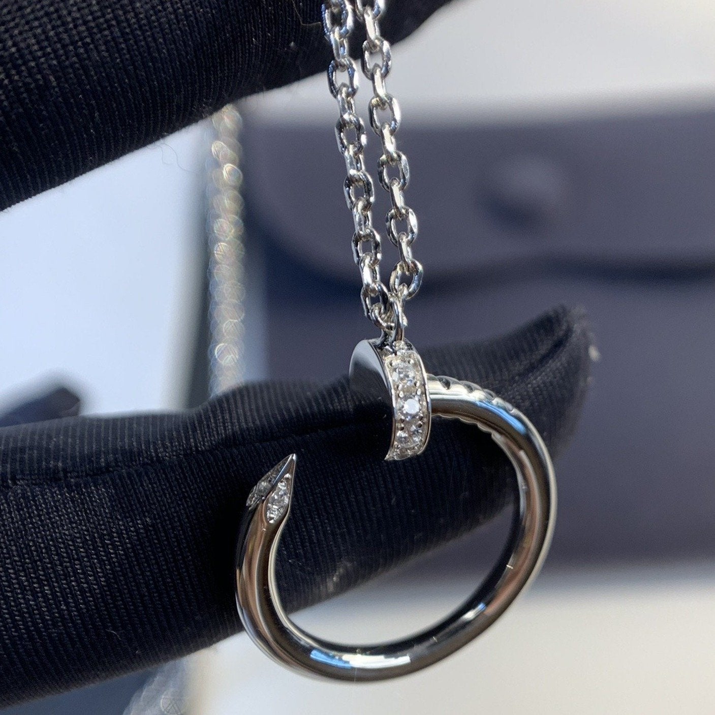 [Love More]JUSTE NECKLACE SILVER