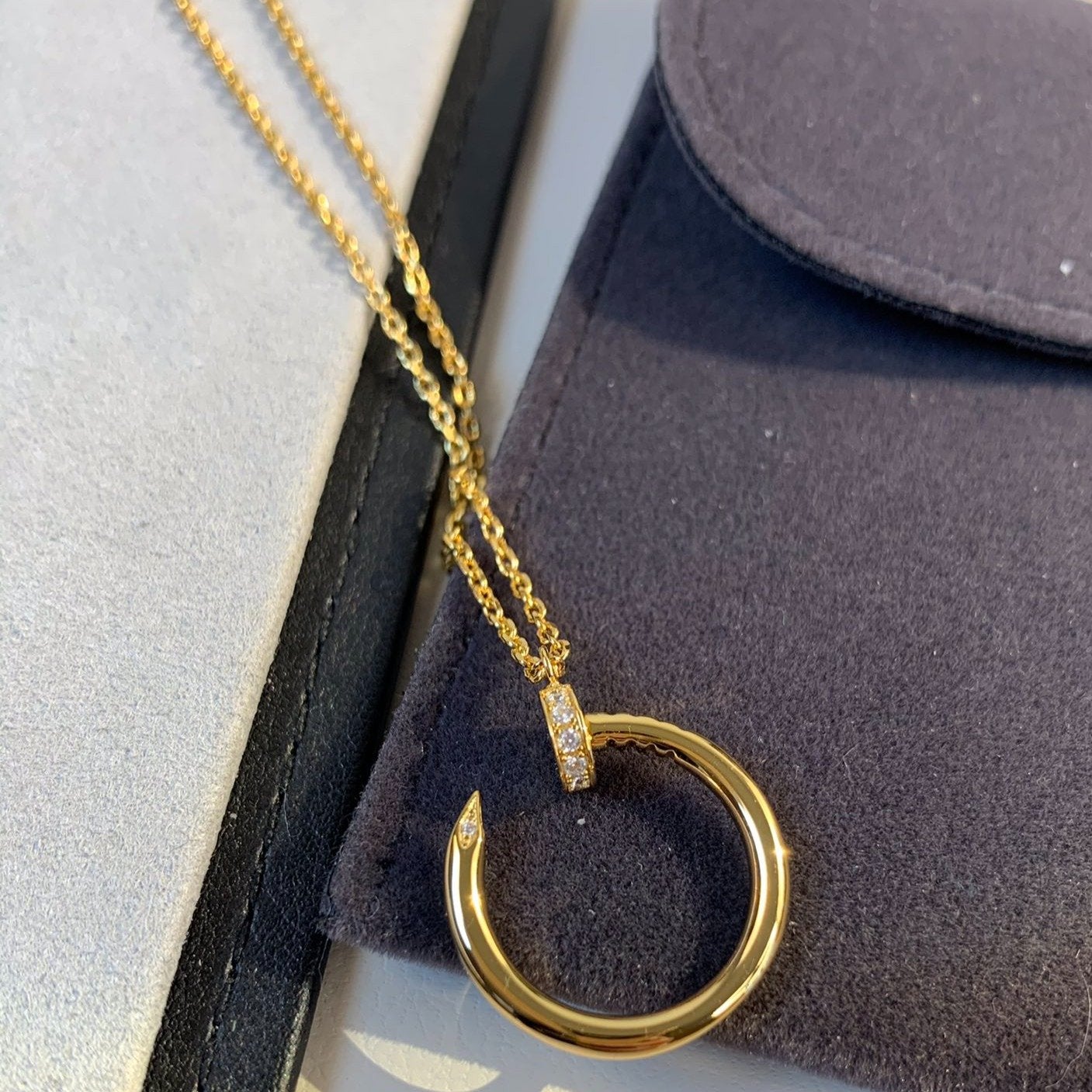 [Love More]JUSTE NECKLACE GOLD