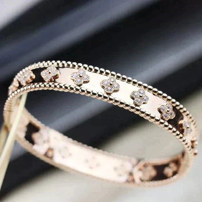 [Love More]CLOVER BRACELET 8MM DIAMONDS