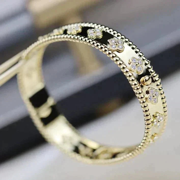 [Love More]CLOVER BRACELET 8MM DIAMONDS