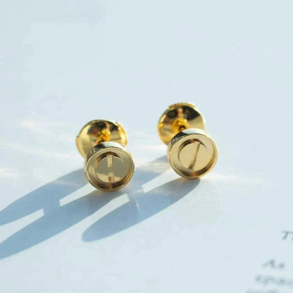 [Love More]LOVE EARRINGS GOLD 10MM