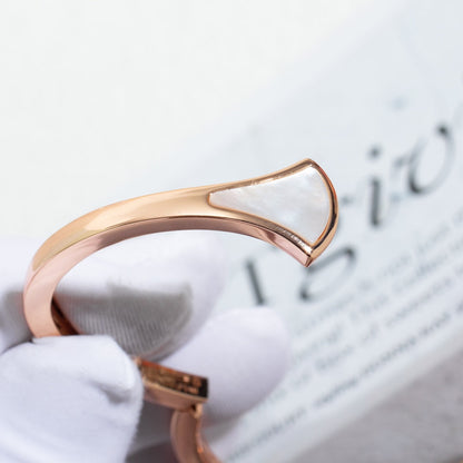 [Love More]DREAM BRACELET OPEN PINK GOLD MOP