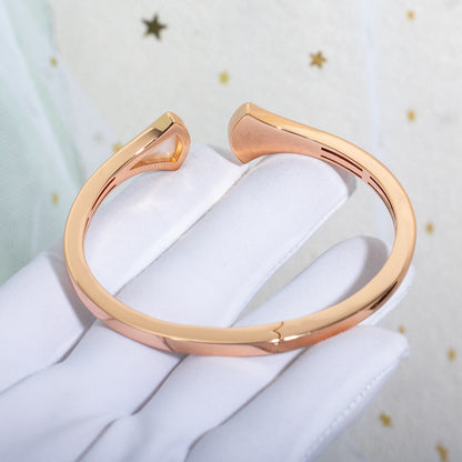 [Love More]DREAM BRACELET OPEN PINK GOLD MOP DIAMOND