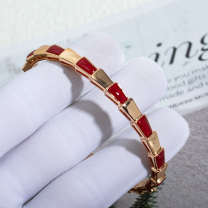 [Love More]SERPENTI BRACELET PINK GOLD RUBELLITE