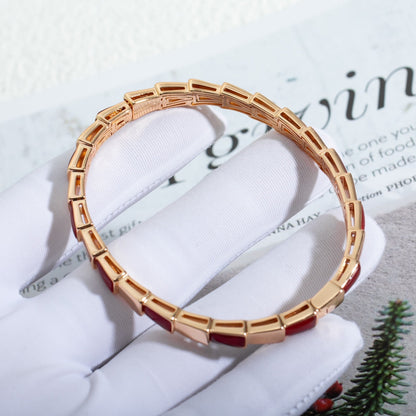 [Love More]SERPENTI BRACELET PINK GOLD RUBELLITE