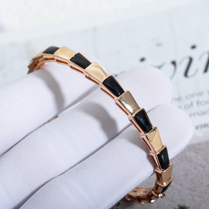 [Love More]SERPENTI BRACELET PINK GOLD ONYX