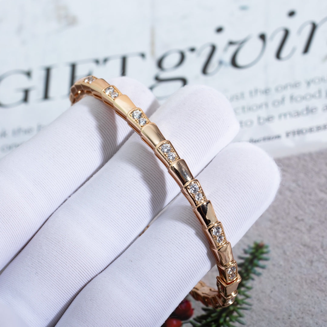 [Love More]SERPENTI BRACELET PINK GOLD DIAMOND