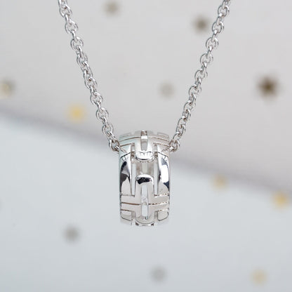 [Love More]PARENTESI NECKLACE SILVER