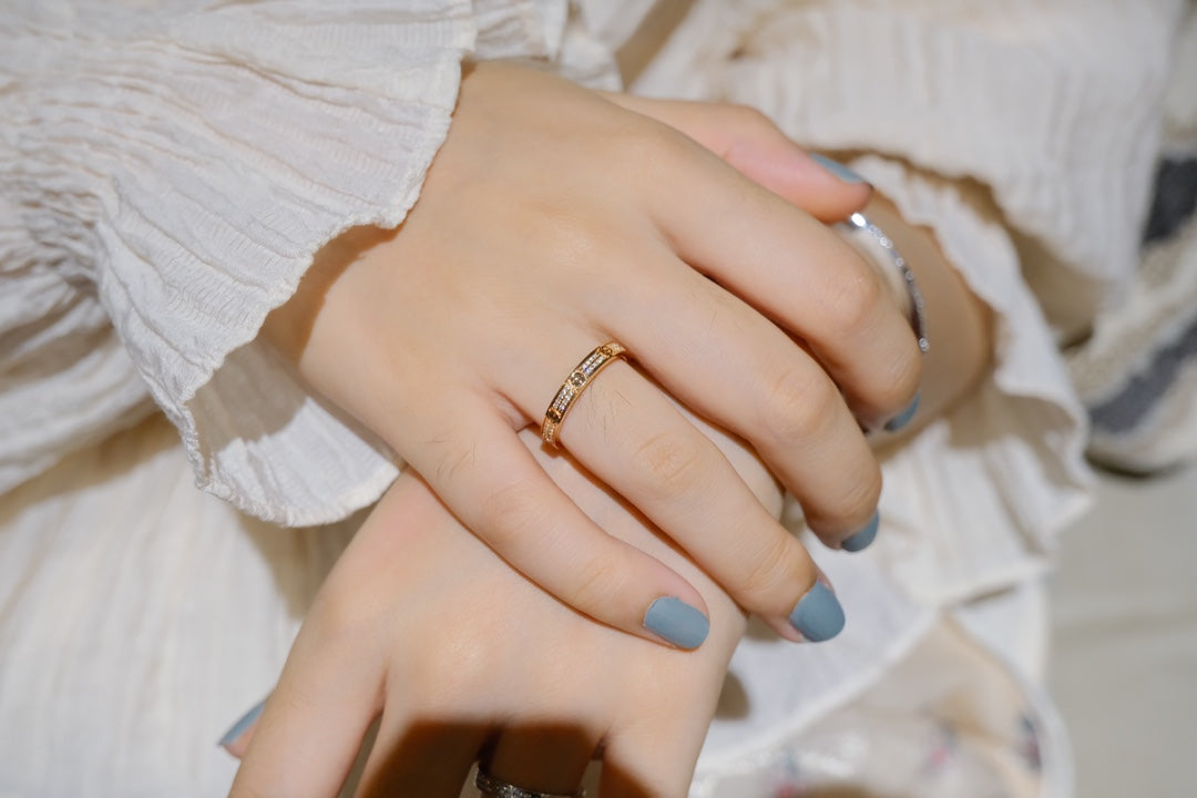 [Love More]LOVE RING 2.65MM DIAMOND