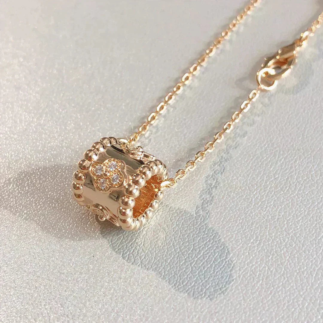 [Love More]PERLEE PEDANT NECKLACE GOLD / ROSE GOLD