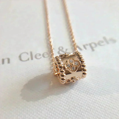 [Love More]PERLEE PEDANT NECKLACE GOLD / ROSE GOLD