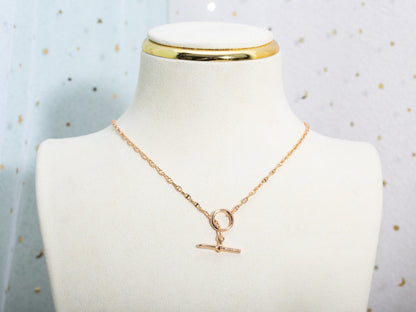 [Love More]ECHAPPEE NECKLACE PINK GOLD