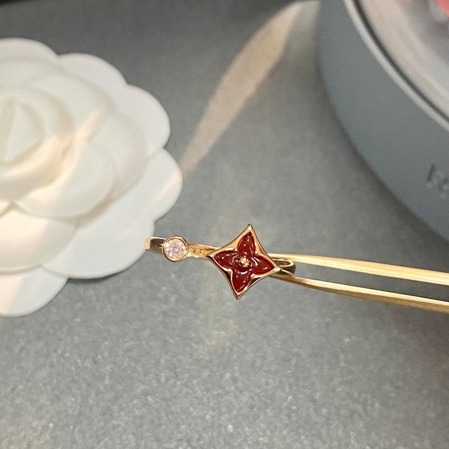 [Love More]STAR 1 DIAMOND OPEN RING