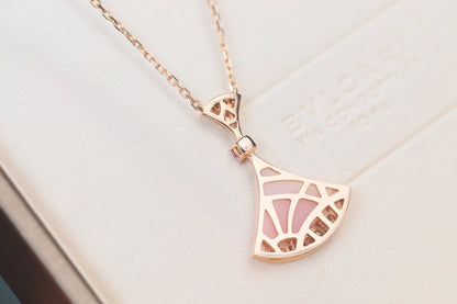 [Love More]DREAM NECKLACE PINK MOP DIAMOND