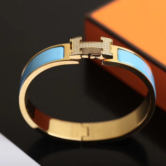 [Love More]H CLOUD BLUE BRACELET GOLD DIAMOND