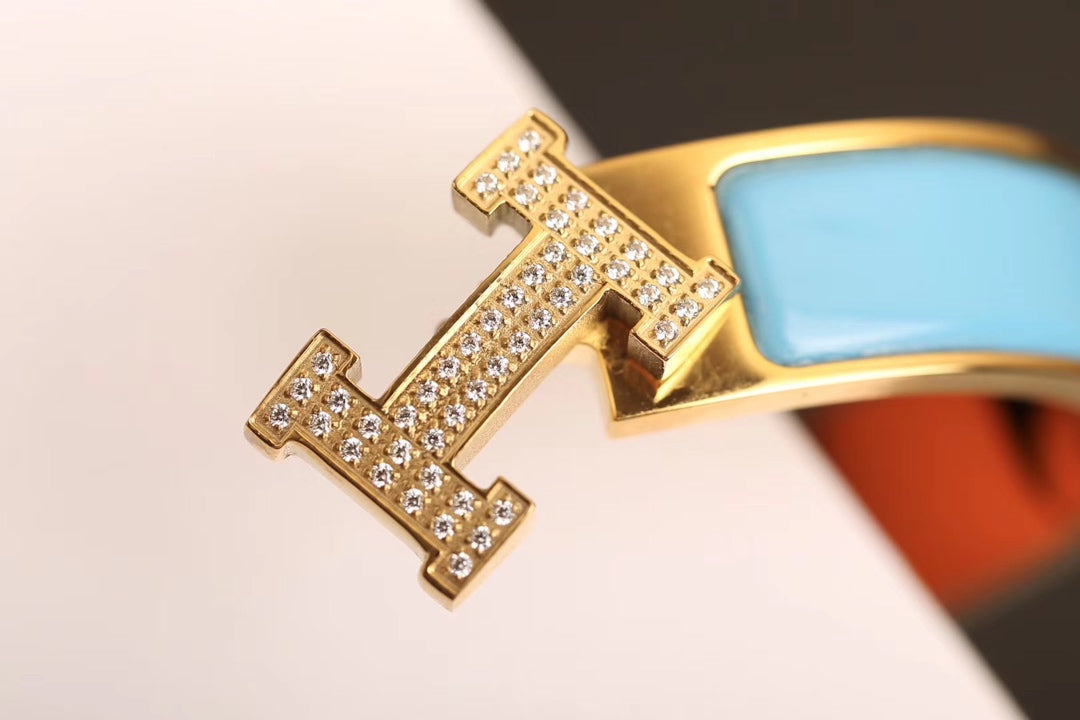 [Love More]H CLOUD BLUE BRACELET GOLD DIAMOND