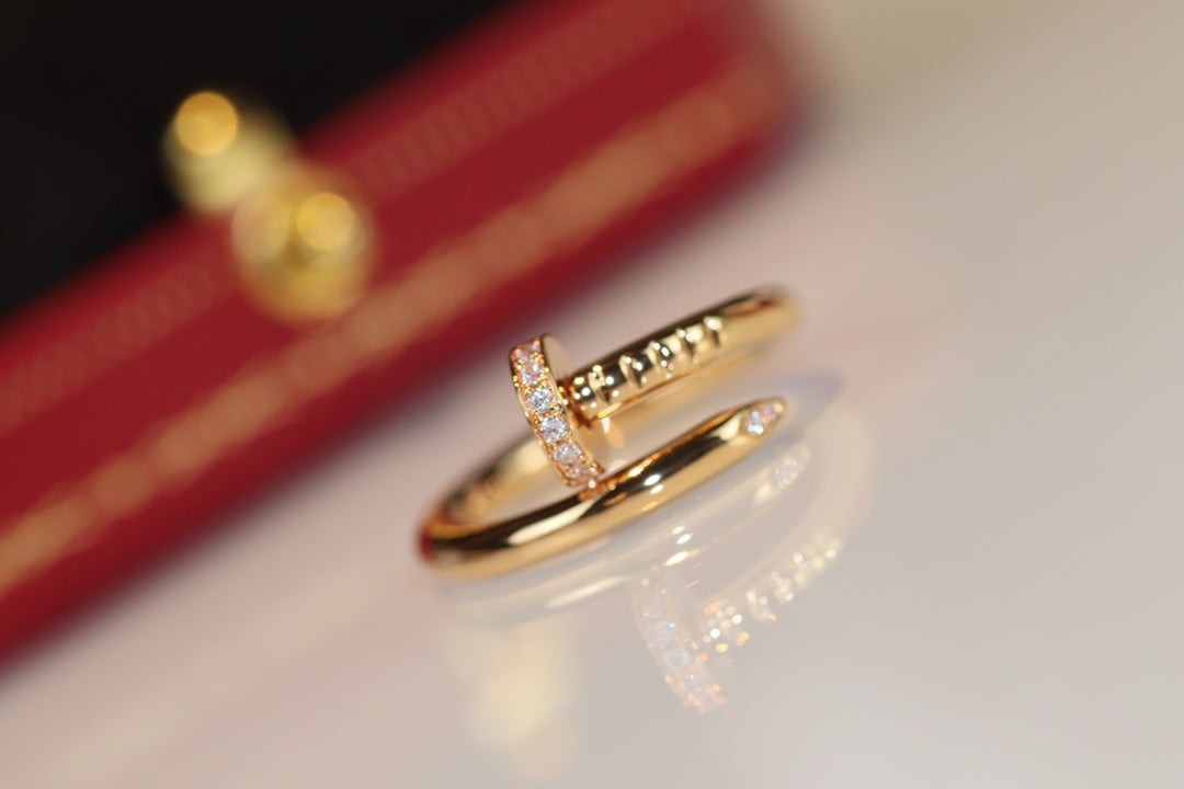 [Love More]JUSTE RING 2.65MM GOLD DIAMOND