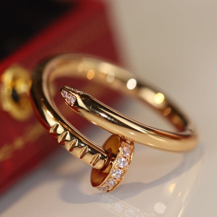 [Love More]JUSTE RING 2.65MM GOLD DIAMOND