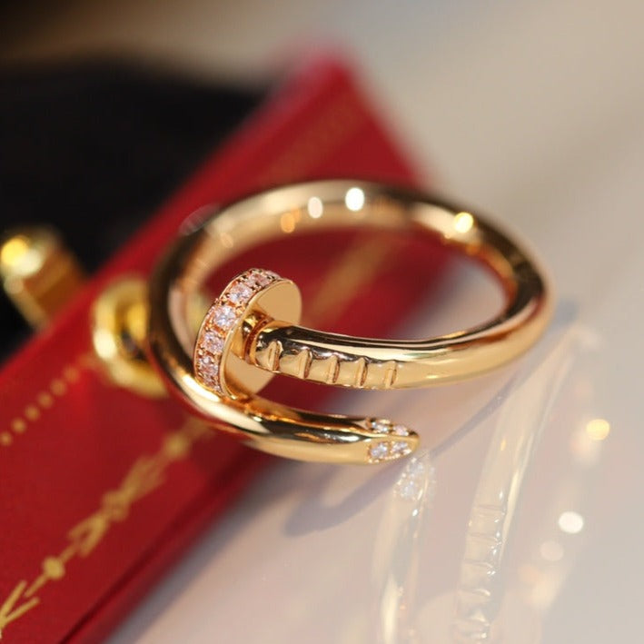 [Love More]JUSTE RING 2.65MM GOLD DIAMOND