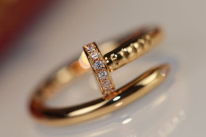 [Love More]JUSTE RING 2.65MM GOLD DIAMOND