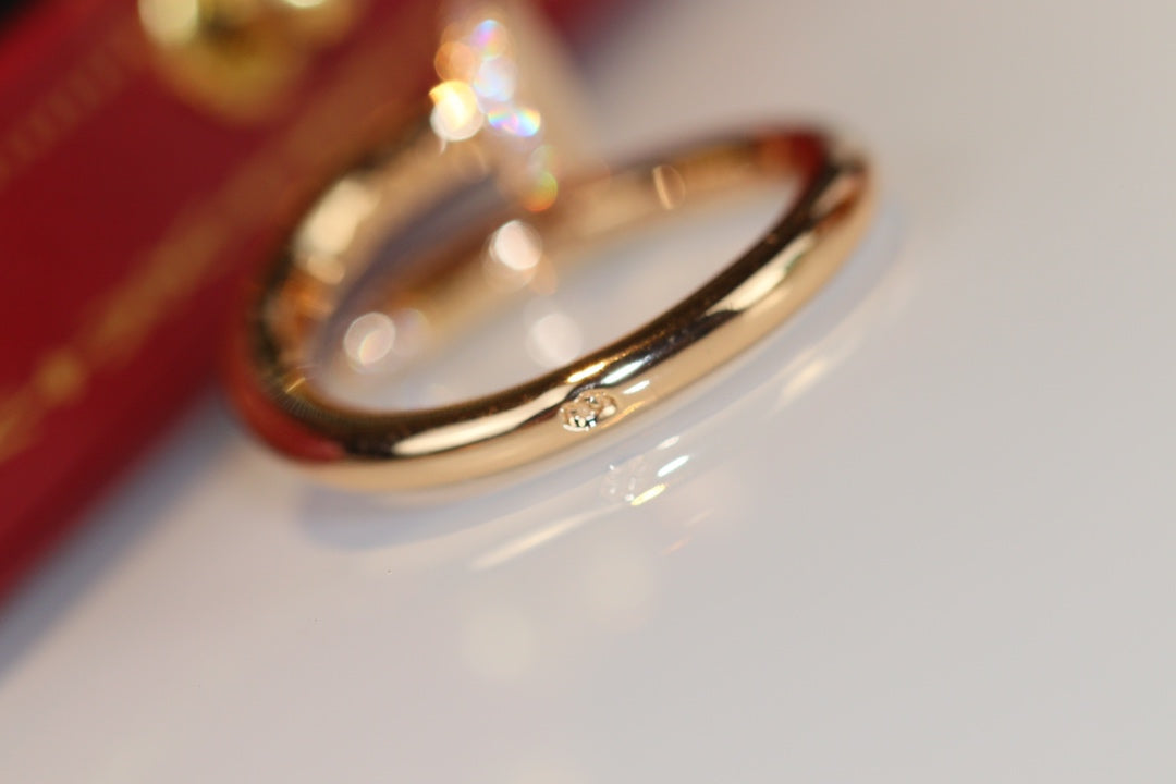 [Love More]JUSTE RING 2.65MM GOLD DIAMOND