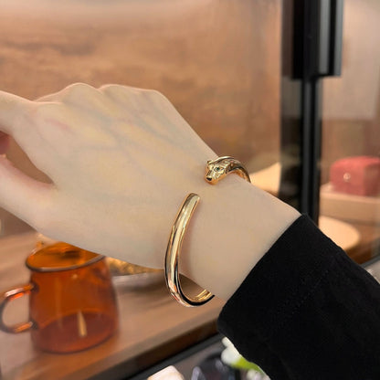 [Love More]PANTHERE GOLD OPEN BRACELET