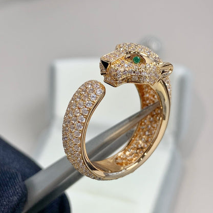 [Love More]PANTHERE PINK GOLD DIAMOND RING