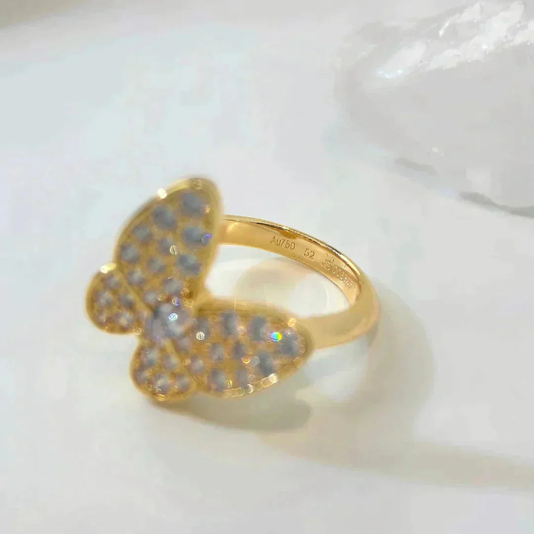 [Love More]BUTTERFLY DIAMOND RING