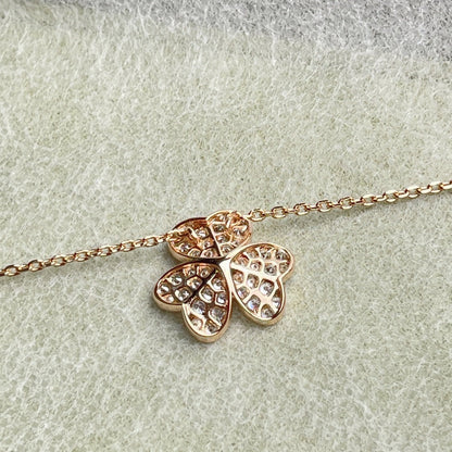 [Love More]FLOWER DIAMOND NECKLACE