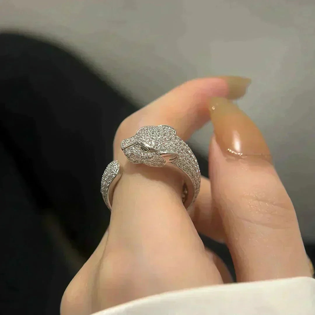 [Love More]PANTHERE 5.5MM ALL DIAMOND RING