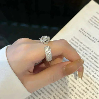 [Love More]PANTHERE 5.5MM ALL DIAMOND RING