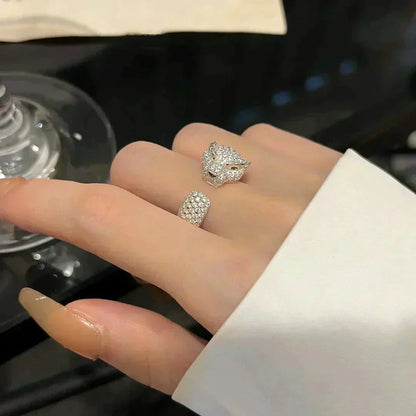 [Love More]PANTHERE 5.5MM ALL DIAMOND RING