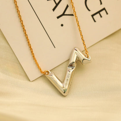 [Love More]VOLT SILVER DIAMOND PEDANT NECKLACE