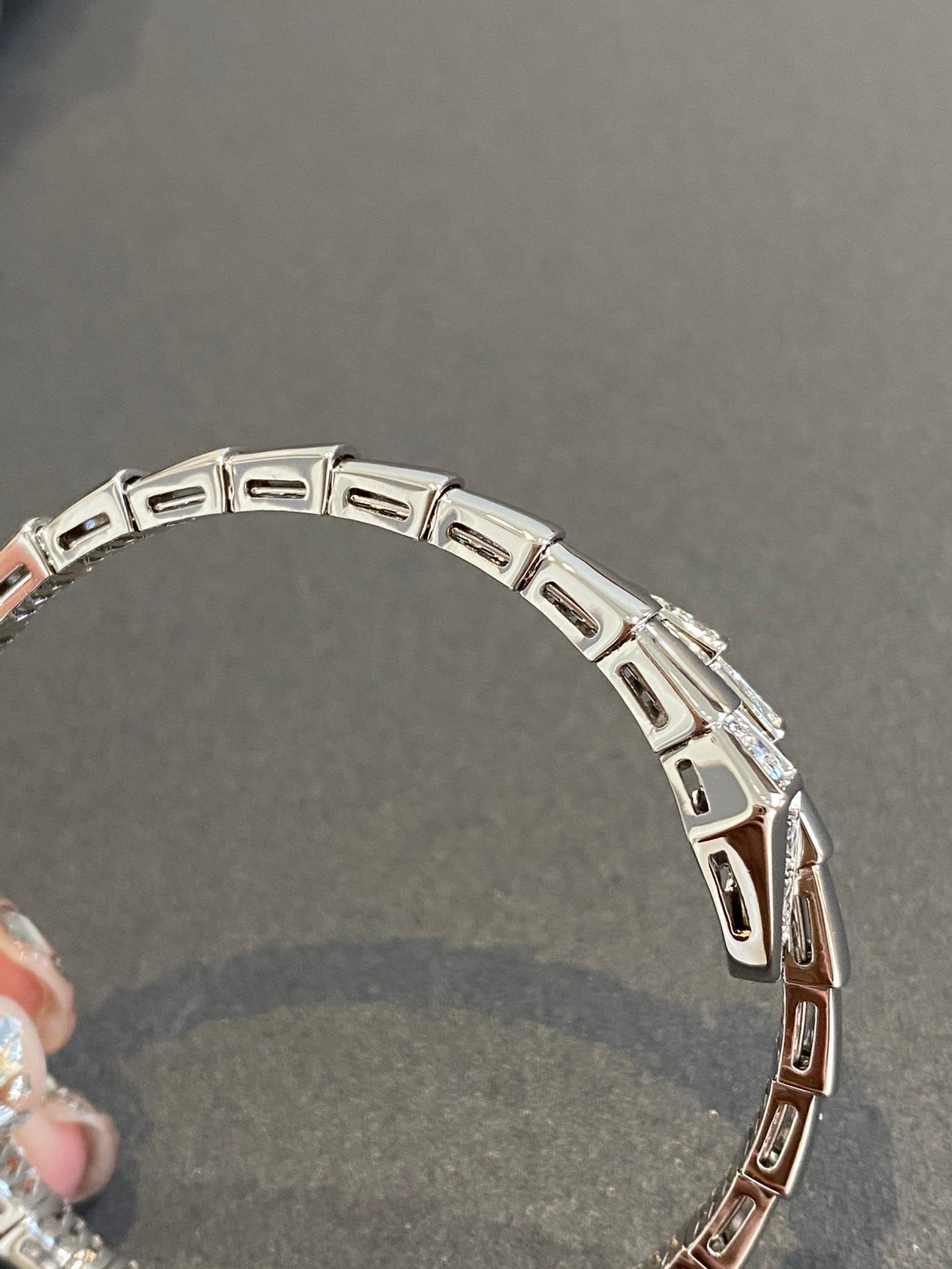 [Love More]SERPENTI BRACELET DIAMONDS SILVER