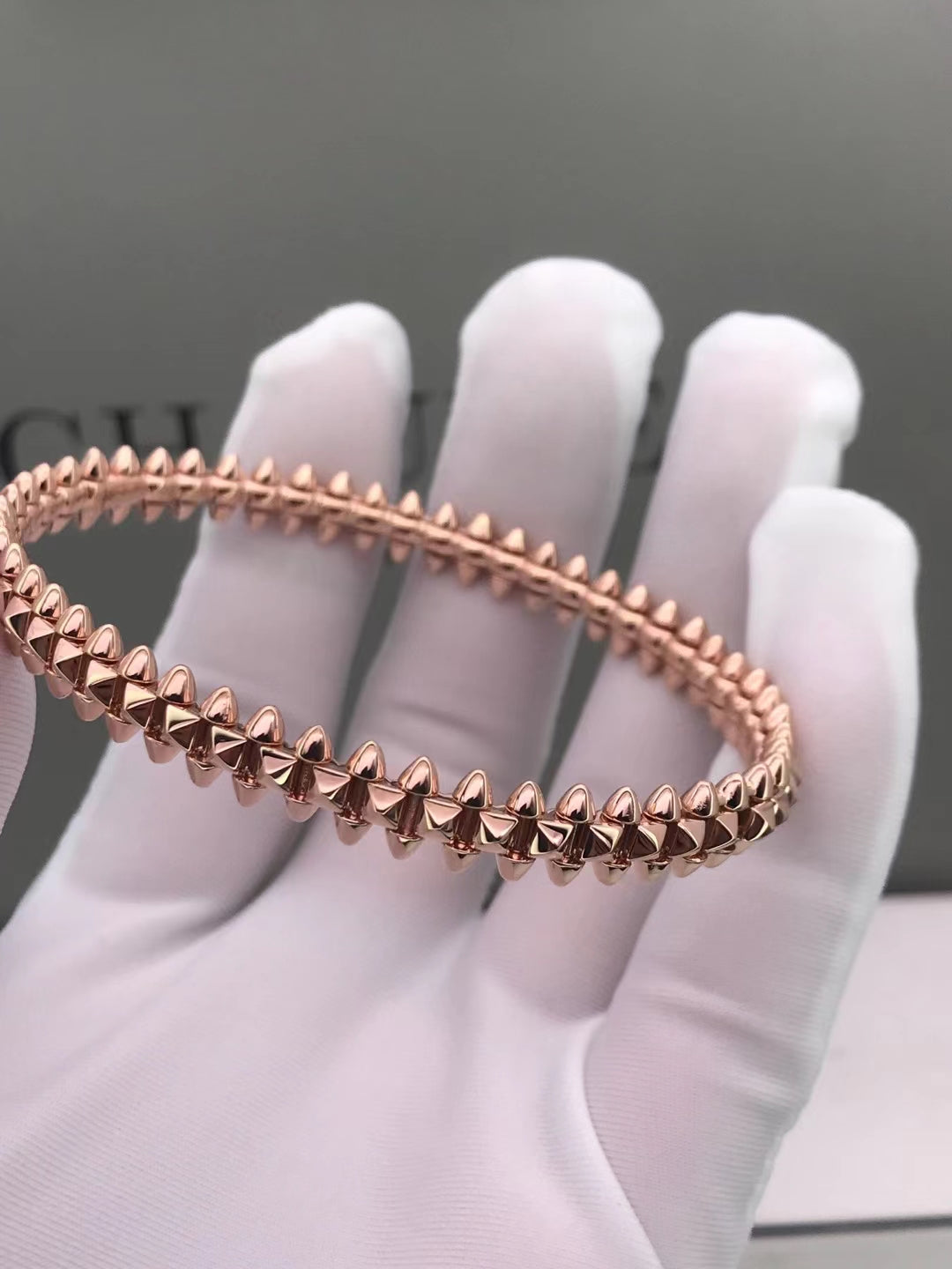 [Love More]CLASH PINK GOLD BRACELET