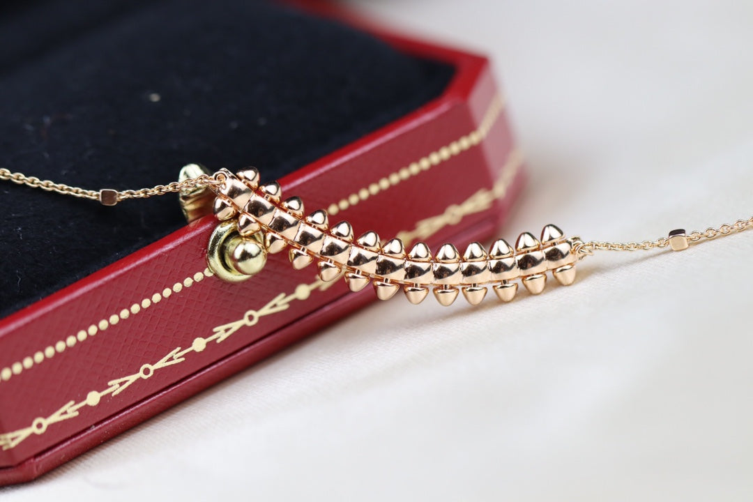 [Love More]CLASH PINK GOLD NECKLACE