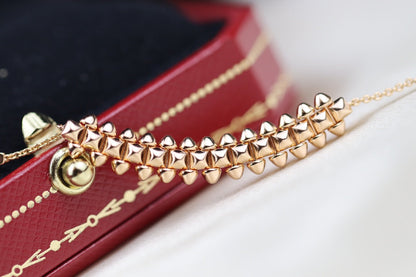 [Love More]CLASH PINK GOLD NECKLACE