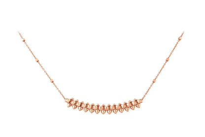 [Love More]CLASH PINK GOLD NECKLACE