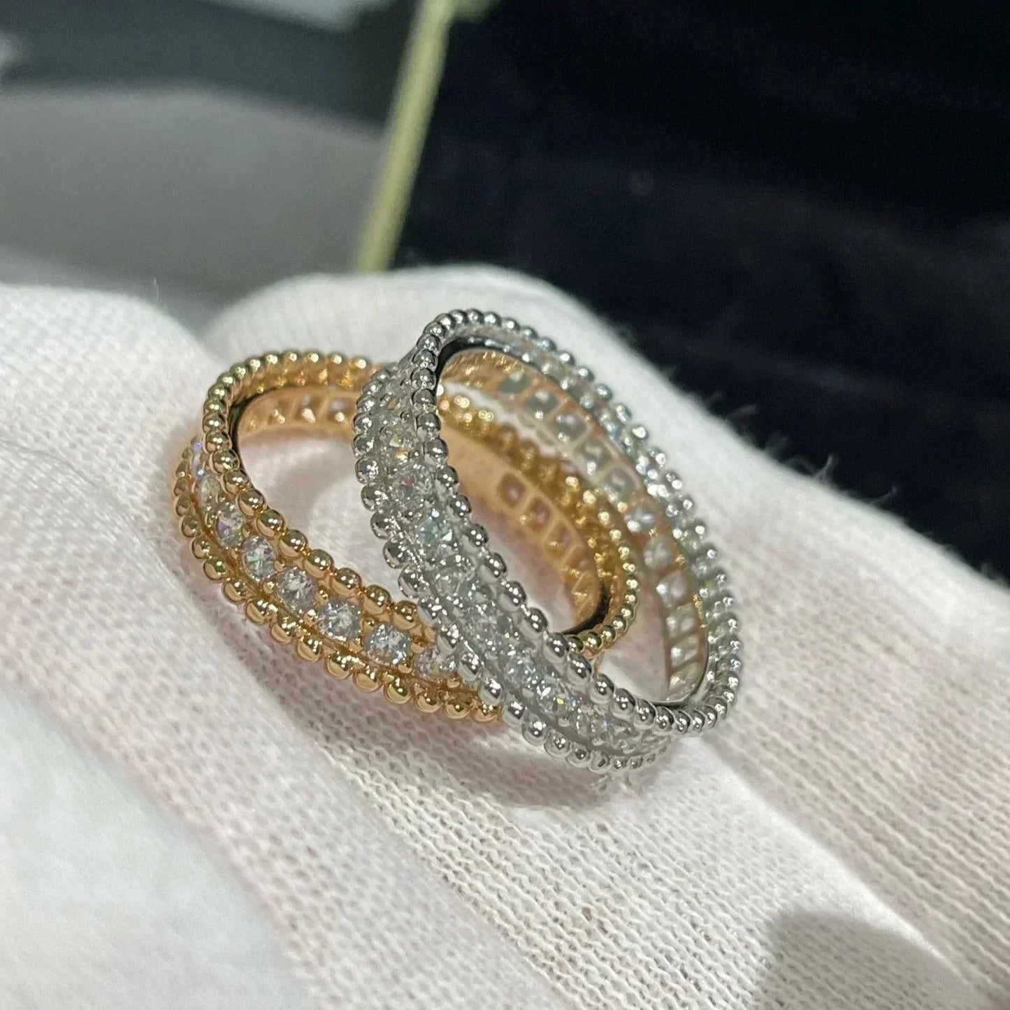 [Love More]PERLEE DIAMOND ROSE GOLD RING