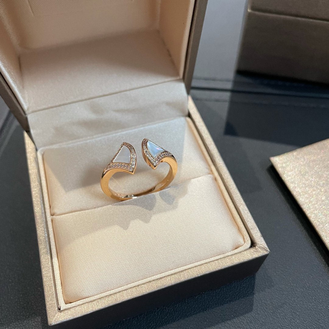 [Love More]DREAM MOP DIAMOND OPEN RING