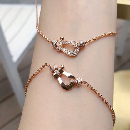 [Love More]FORCE 10 PINK GOLD DIAMOND NECKLACE