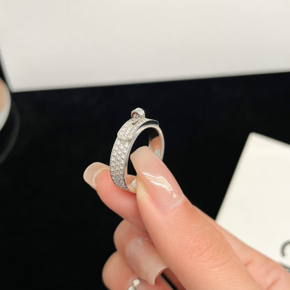 [Love More]KELLY SILVER DIAMOND RING