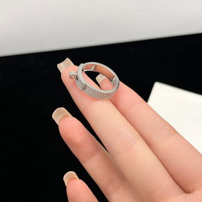 [Love More]KELLY SILVER DIAMOND RING