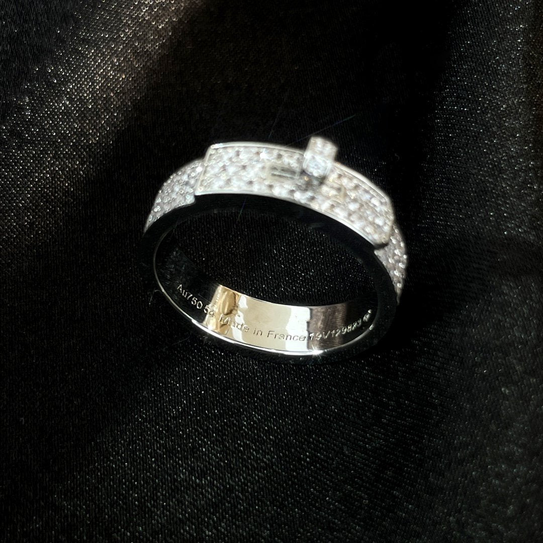 [Love More]KELLY SILVER DIAMOND RING