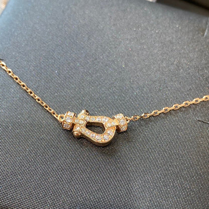 [Love More]FORCE 10 DIAMOND PINK GOLD NECKLACE MINI MODEL