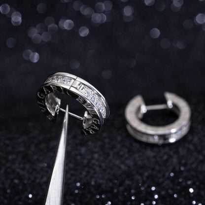 [Love More]ZERO 1 MINI SILVER DIAMOND EARRINGS