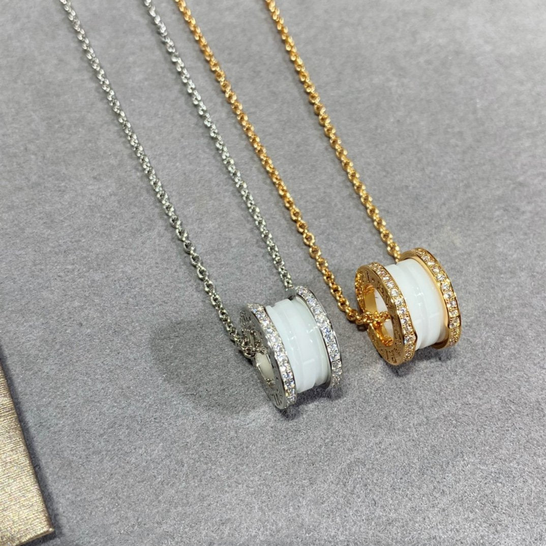 [Love More]ZERO 1 DIAMOND CERAMIC NECKLACE